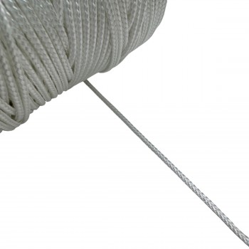 Κορδόνι 3mm λευκό στρογγυλό 